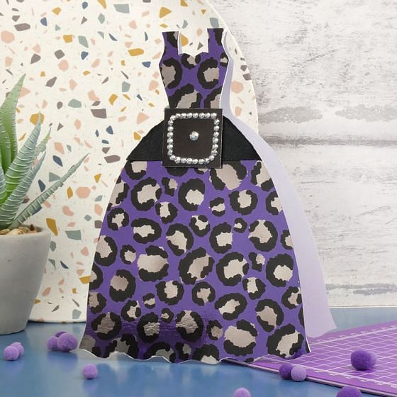 Designer Mirri Card - Lovely Leopard-4