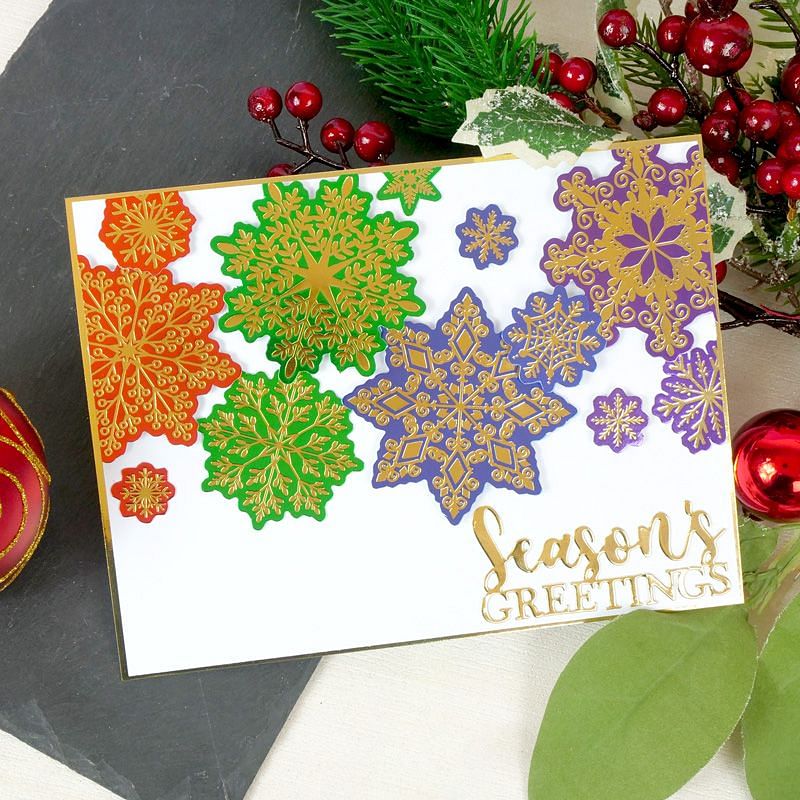 Foiled & Die-Cut Mirri Snowflakes - Classic Selection-2