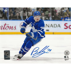 Bobby McMann Autographed Toronto Maple Leafs Skating 8x10 Photo-1