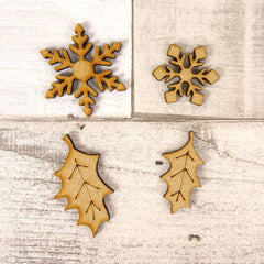 Forever Florals - Deck The Halls MDF Shapes-1