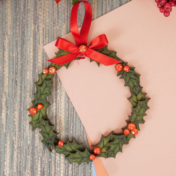 Forever Florals - Deck The Halls MDF Shapes-2
