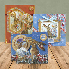 Meadow Hares At Wintertime Luxury Topper Collection-2