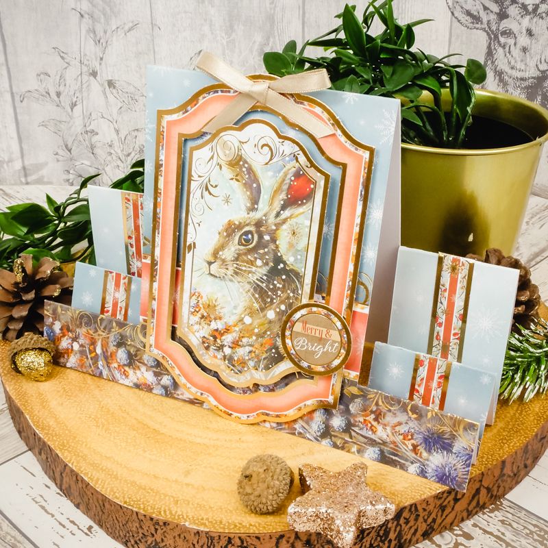 Meadow Hares At Wintertime Luxury Topper Collection-5