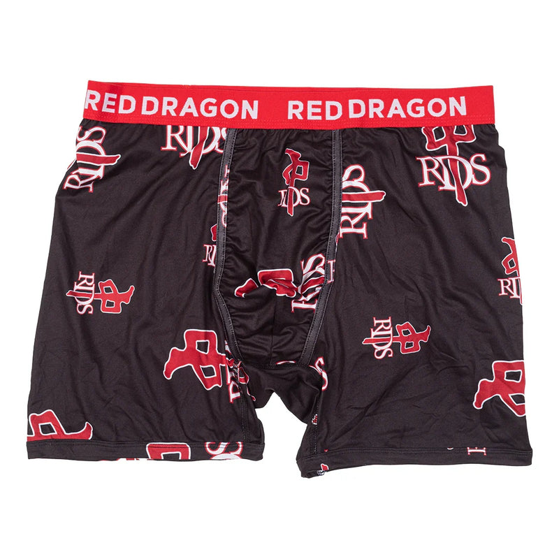 Red Dragon 'Multi Logo' Boxer - Black/Red-1