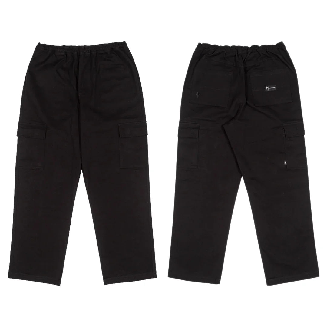 Red Dragon 'Decenzo' Baggy Cargo Pants - Black-1