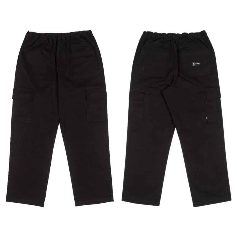 Red Dragon 'Decenzo' Baggy Cargo Pants - Black-1