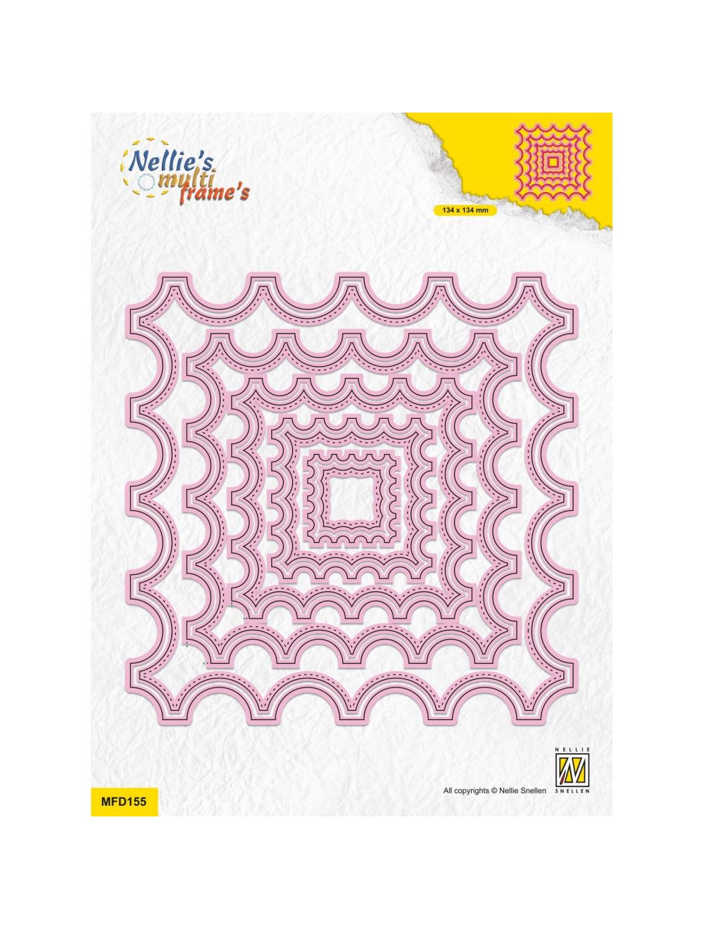 Nellie Snellen • Multi Frame Die Square 5pieces-1
