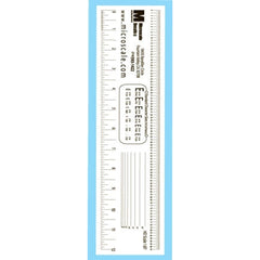Microscale Clear HO Scale Ruler-1