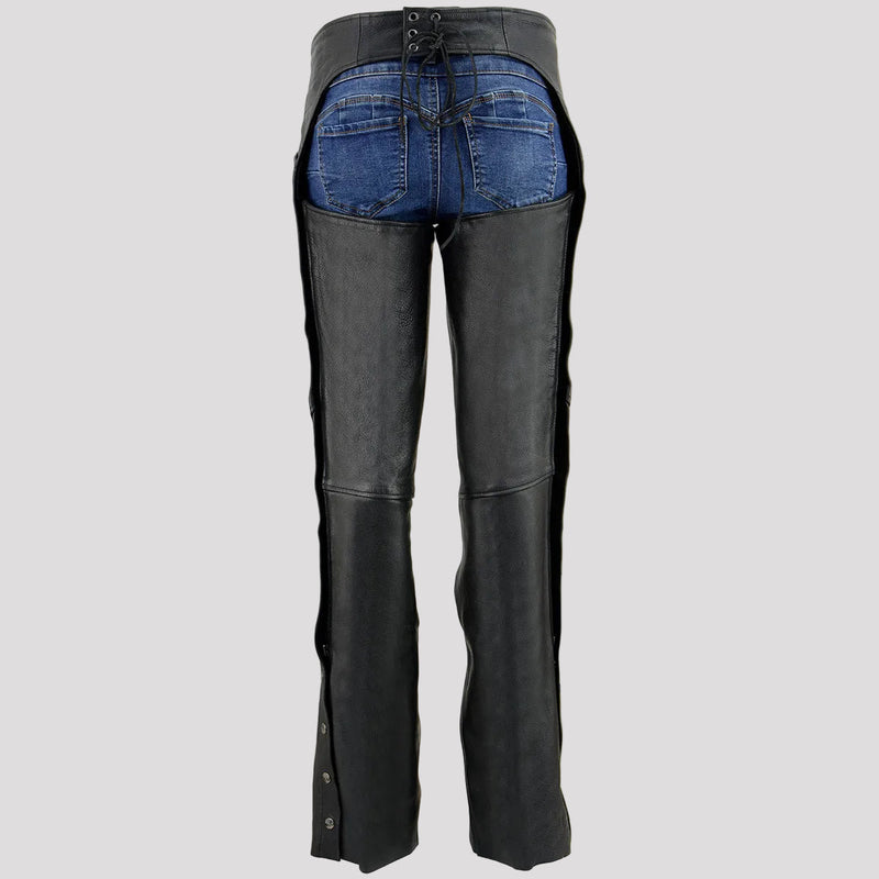 BOL/Open Road Women's Suede Wing Design Leather Chaps-2