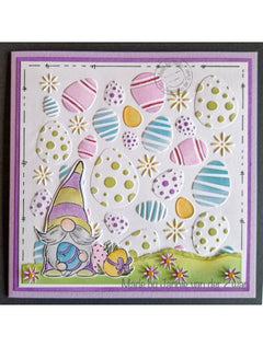 Nellie Snellen • Stencil 15x15cm Easter Eggs Background-2