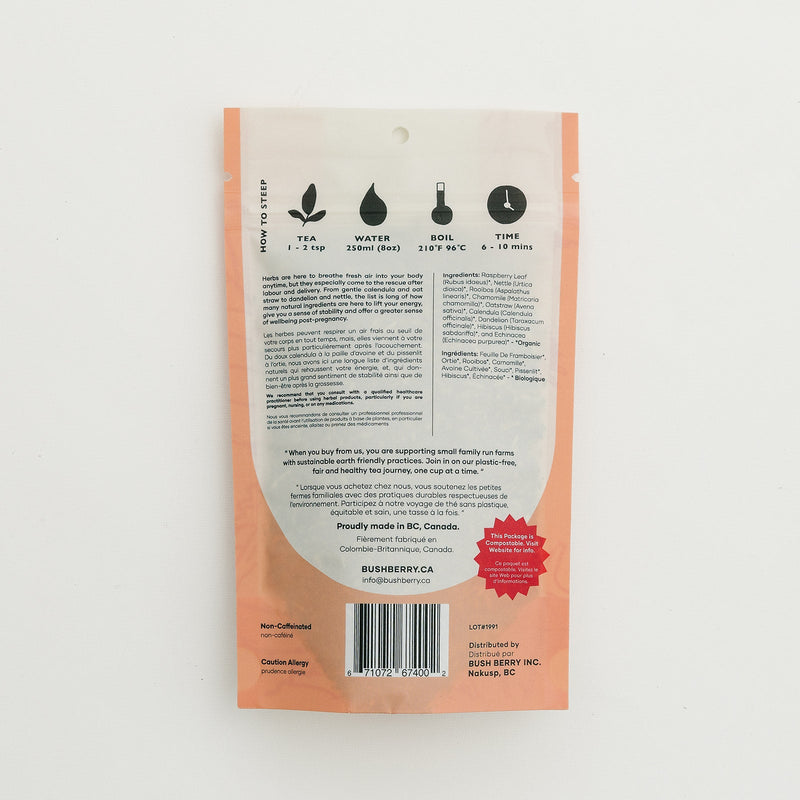 Organic Mothers Helper Postpartum Tea | Recovery & Restoration-5