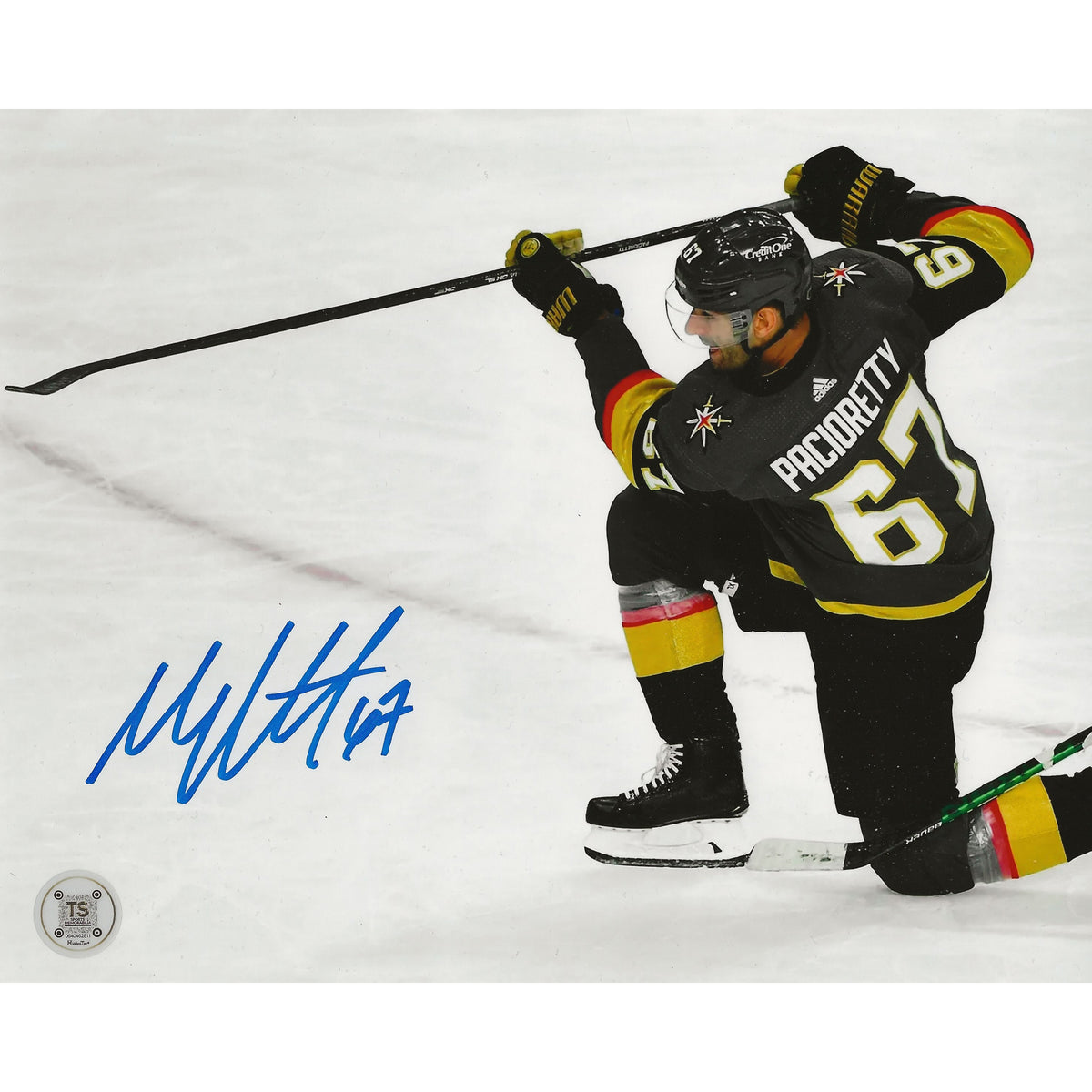 Max Pacioretty Autographed Las Vegas Golden Knights Shooting 8x10 Photo-1