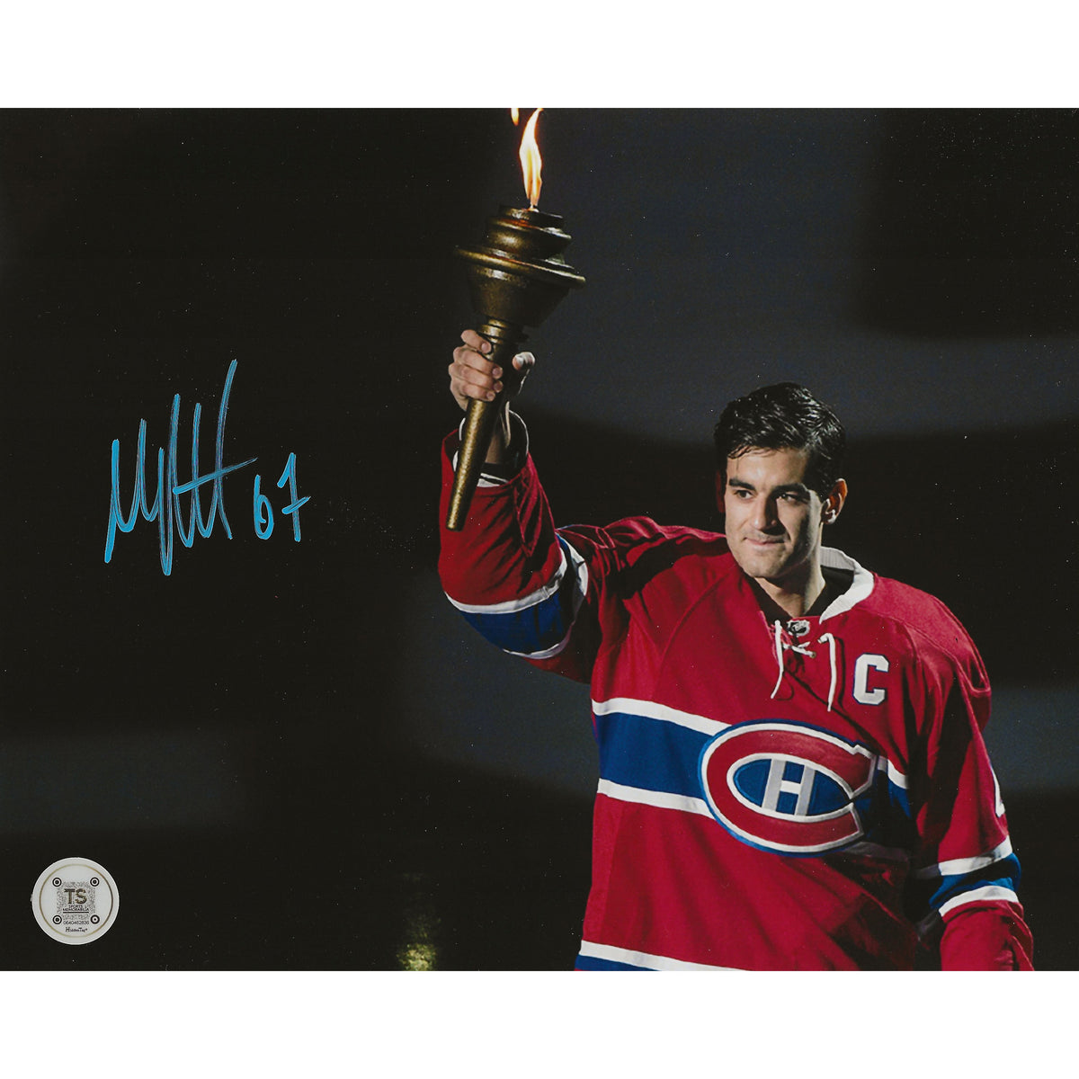Max Pacioretty Autographed Montreal Canadiens Torch 8x10 Photo-1