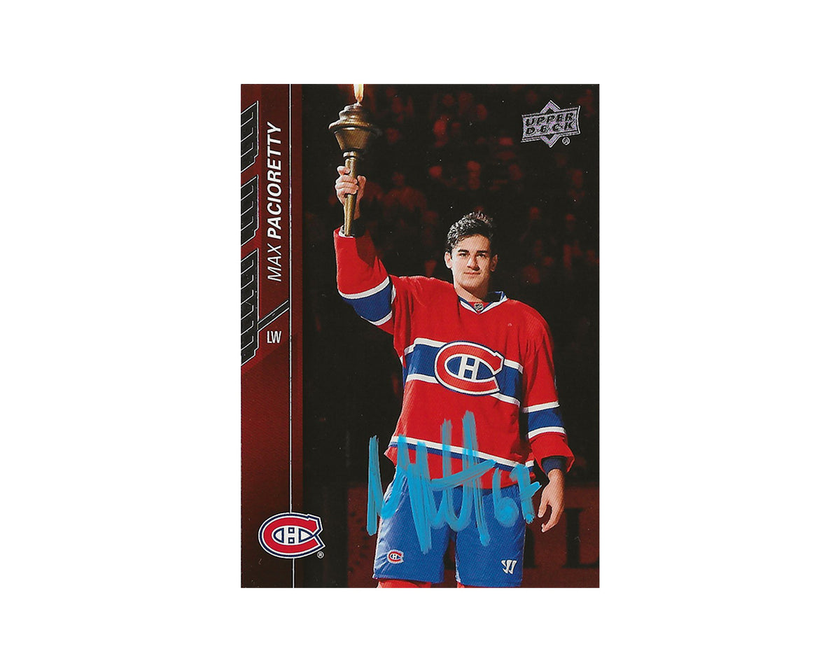 Max Pacioretty Autographed 2015-16 Upper Deck Series 1 #100 Hockey Card-1