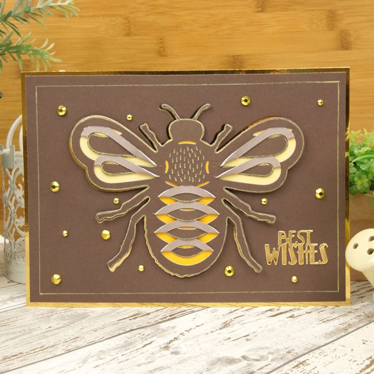 Moonstone Dies - Garden Nature Interlace Bumblebee-6