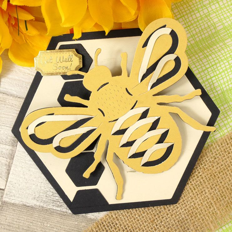 Moonstone Dies - Garden Nature Interlace Bumblebee-7