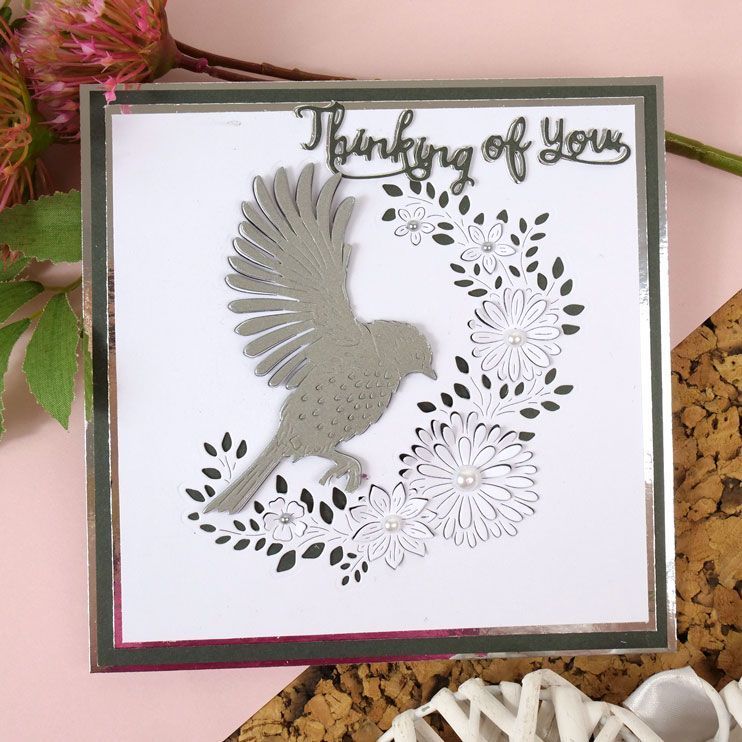 Moonstone Dies - Liftables Blossoming Bird-5