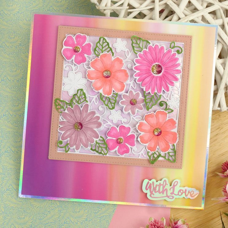 Moonstone Dies - Liftables Fabulous Flowers-6