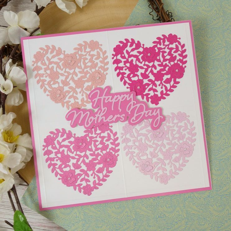 Moonstone Dies - Floral Heart-4