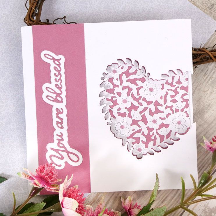 Moonstone Dies - Floral Heart-6