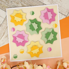 Moonstone Dies - Mini Shape Builders - Squares, Starbursts & Hexagons-9