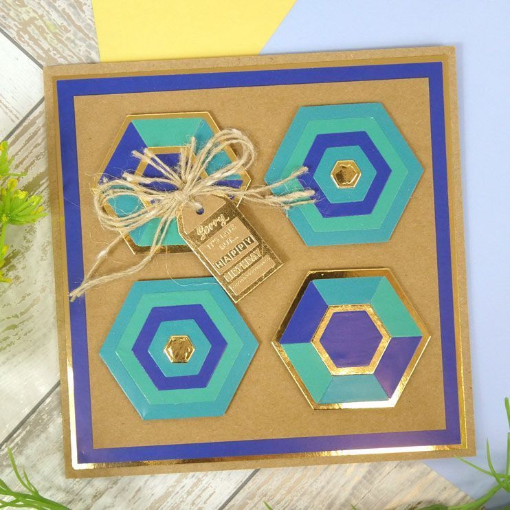 Moonstone Dies - Mini Shape Builders - Squares, Starbursts & Hexagons-5