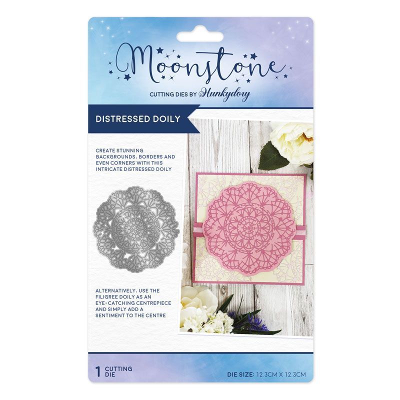 Moonstone Dies - Distressed Doily-1
