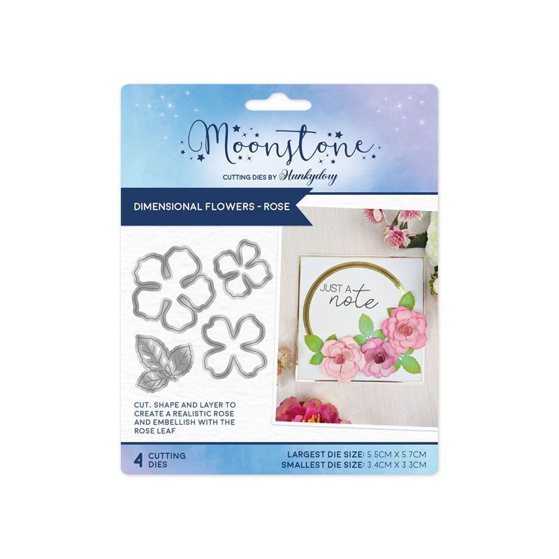Moonstone Dies - Dimensional Flowers - Rose-1