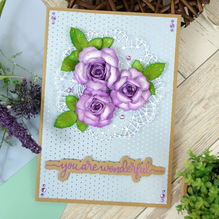 Moonstone Dies - Dimensional Flowers - Rose-3