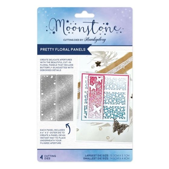 Moonstone Dies - Pretty Floral Panels-1