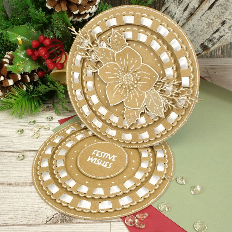 Moonstone Dies - Ribbon Threading Nesting Frames - Circles-2