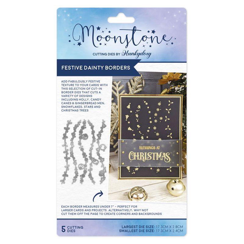 Moonstone Dies - Festive Dainty Borders-1