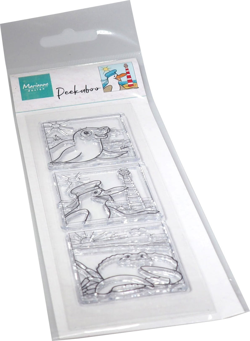 Marianne Design Clear Stamp - Hetty's Peek-A-Boo Beach-1