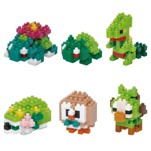 Nanoblock mininano Series: Pokémon Type Grass Set 1-1