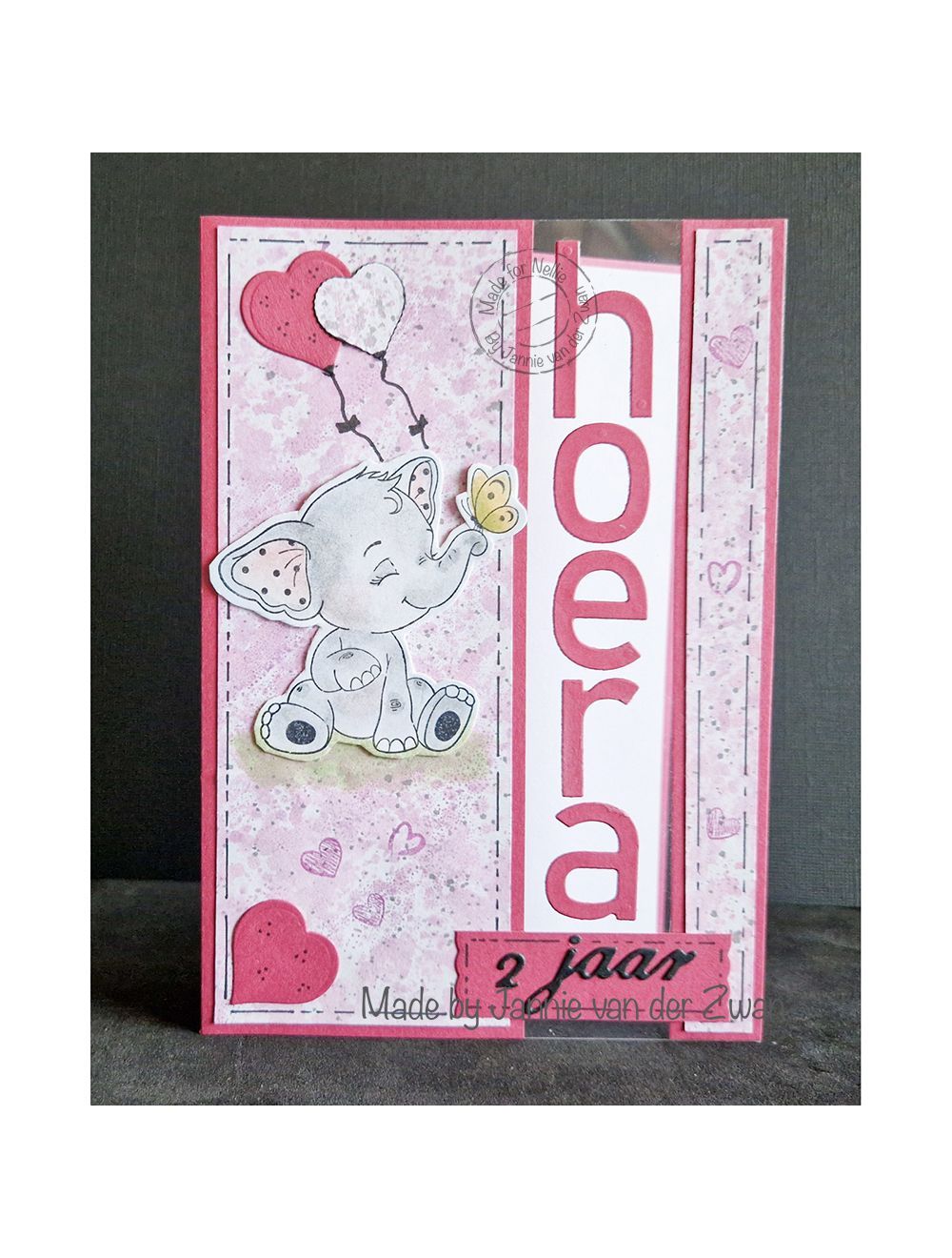 Nellie's Cuties Clear Stamp Elephant-3