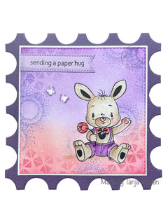 Nellie Snellen • Nellie's Cuties Tampon Transparent Lapin-2