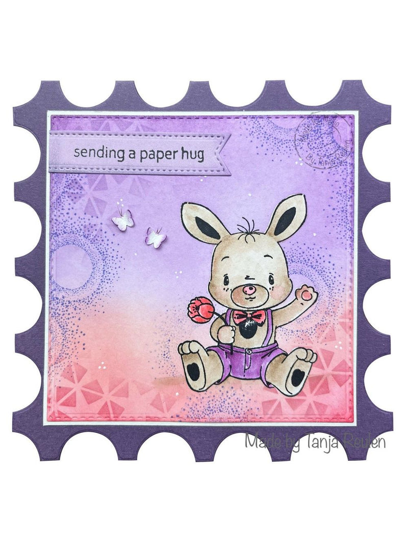 Nellie Snellen • Nellie's Cuties Tampon Transparent Lapin-2