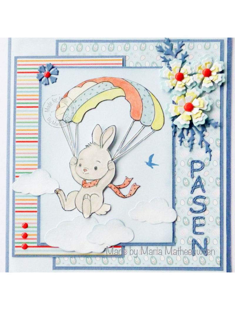 Nellie's Cuties Tampon transparent Lapin parachutiste-2
