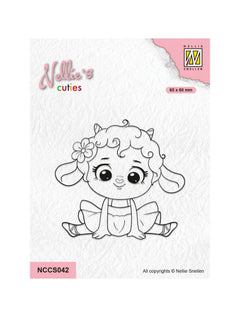 Nellie Snellen • Sello transparente Little Lamb de Nellie's Cuties-1