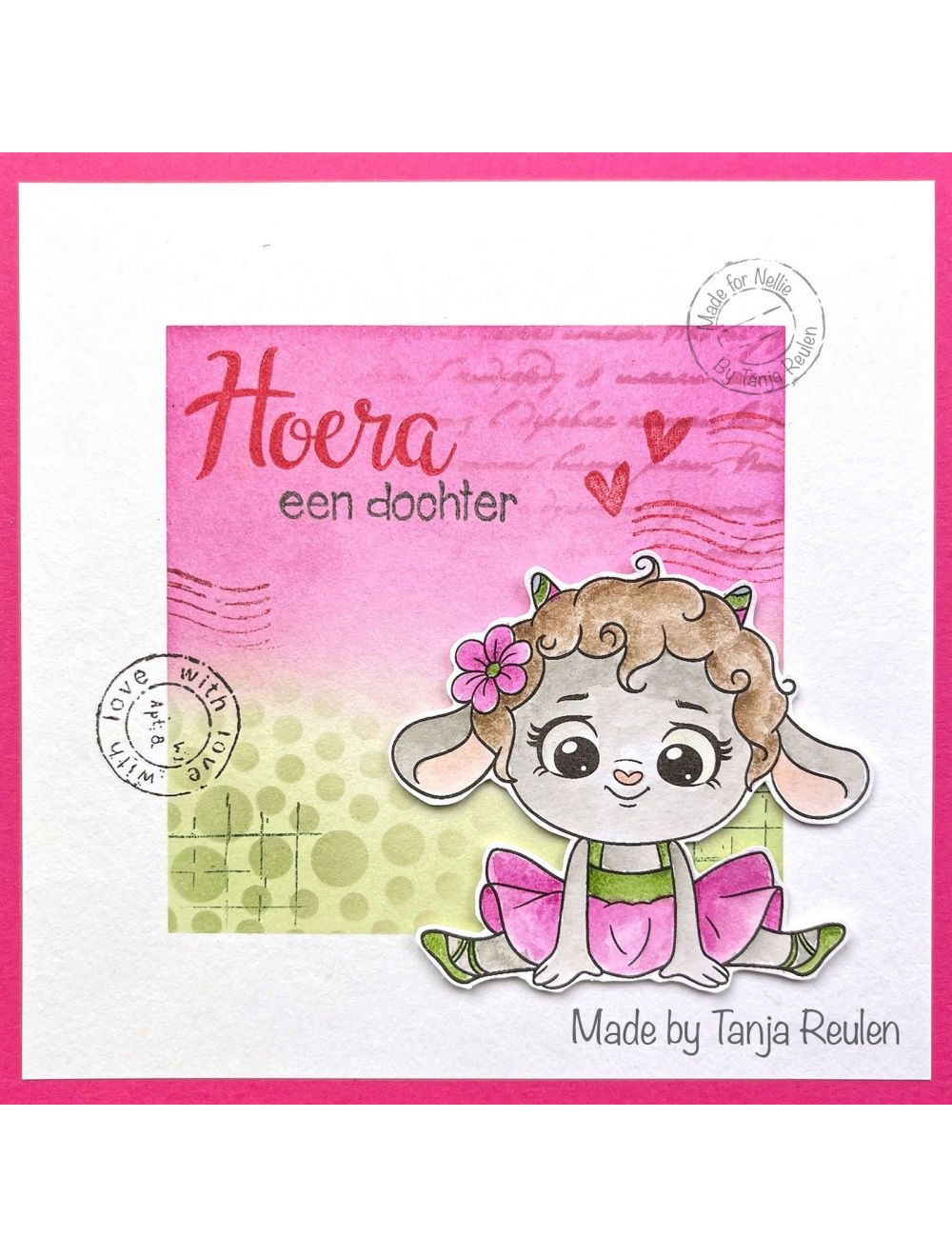 Nellie Snellen • Sello transparente Little Lamb de Nellie's Cuties-2