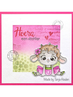 Nellie Snellen • Sello transparente Little Lamb de Nellie's Cuties-2