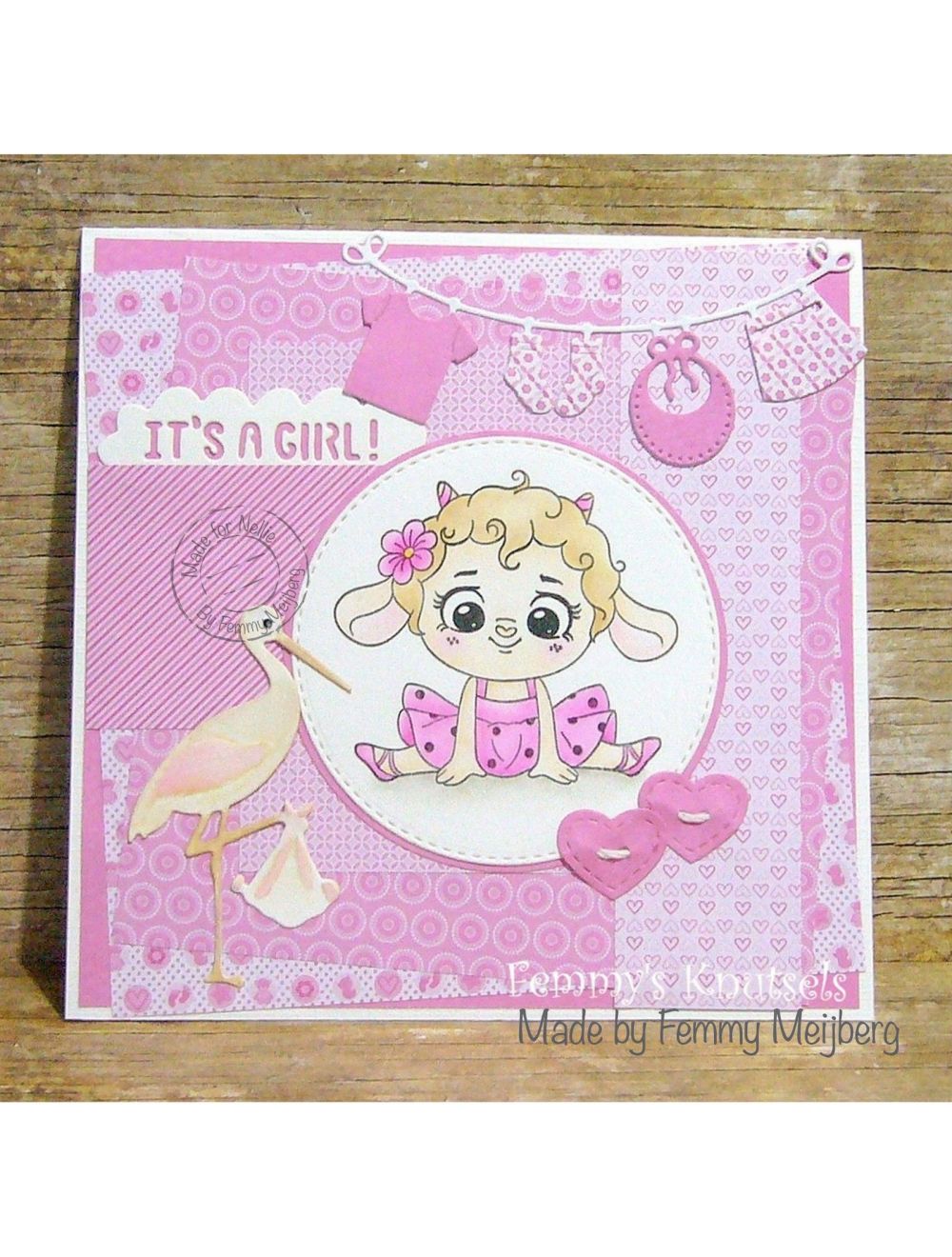 Nellie Snellen • Sello transparente Little Lamb de Nellie's Cuties-3