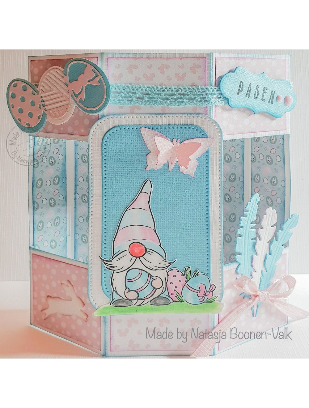 Nellie's Cuties Clear Stamp Easter Gnome 60x55mm-2