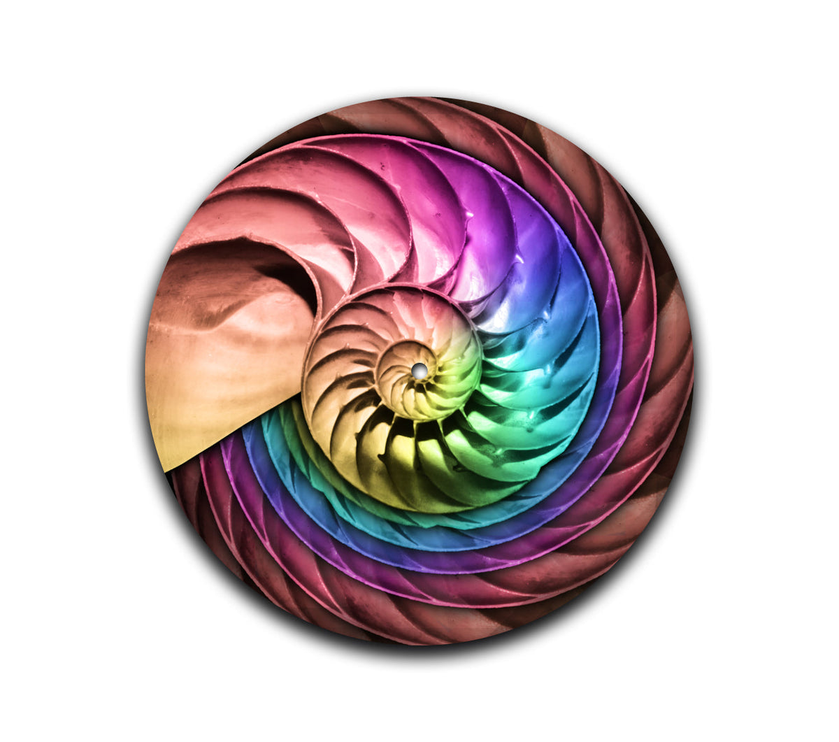 Shell Fractal Turntable Slipmat-1