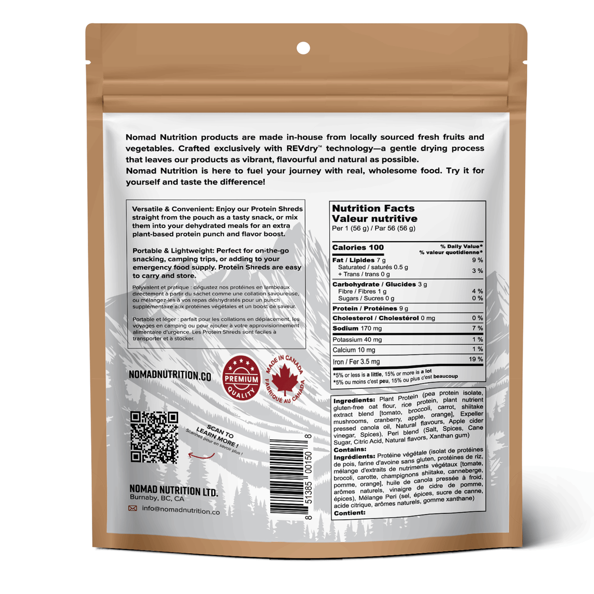 Protein Shreds - Not Very Peri Peri-2