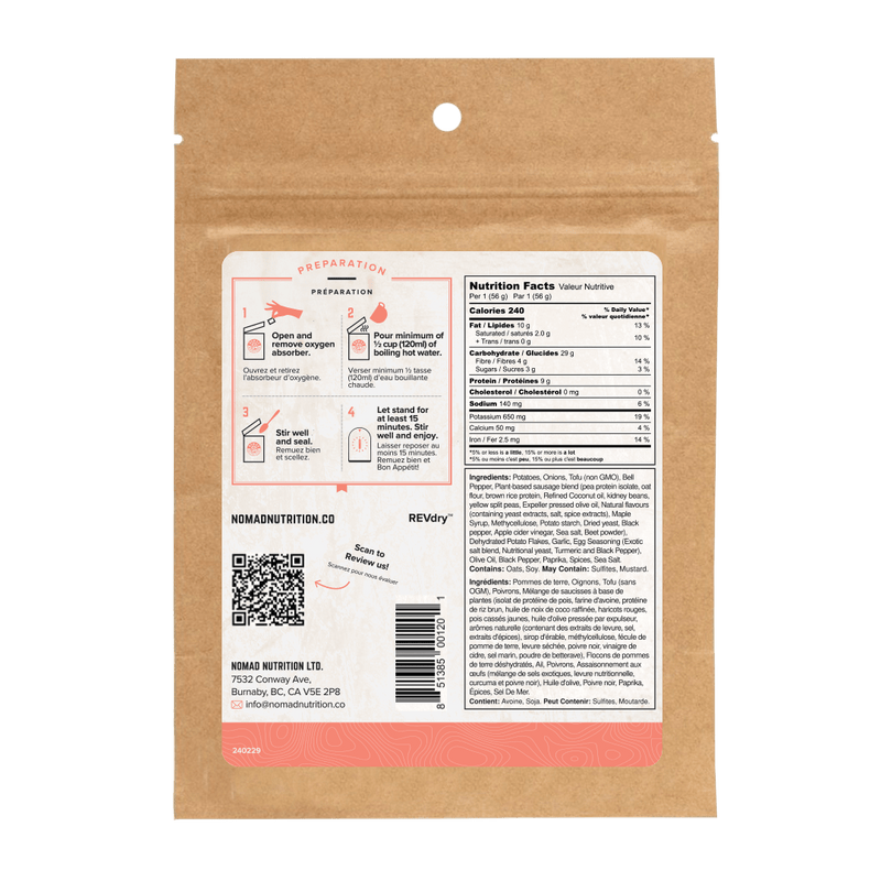 Southwest Breakfast Skillet - Half Serving-3