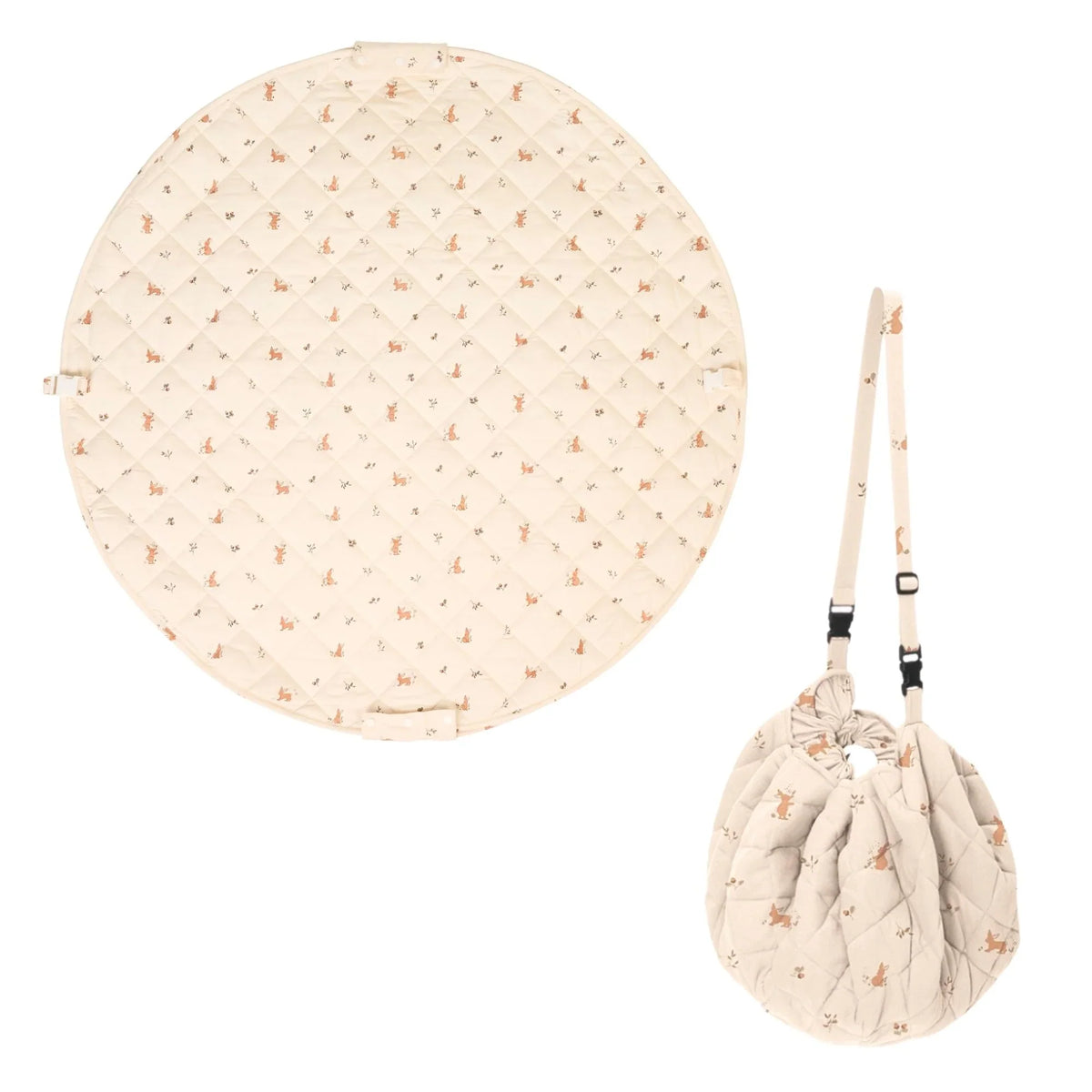 Organic Soft Babymat & Bag | Rabbit | play&go