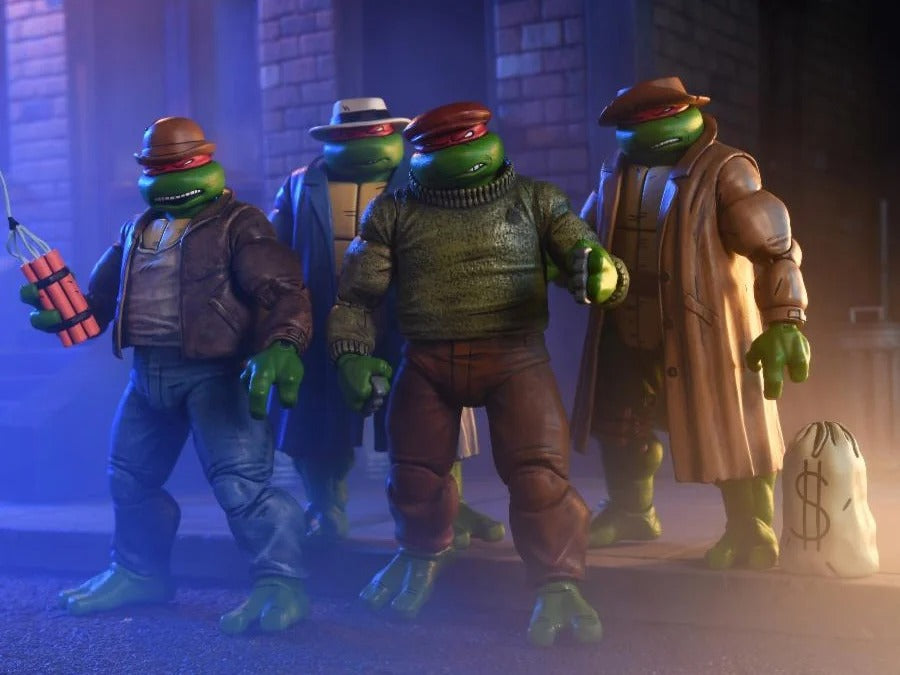 Teenage Mutant Ninja Turtles Gangster Turtles (Mirage Comics) Action Figure 4-Pack-1