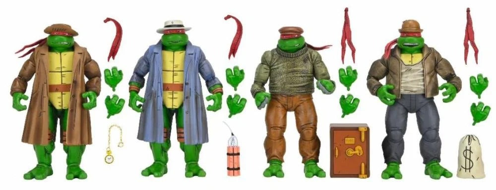Teenage Mutant Ninja Turtles Gangster Turtles (Mirage Comics) Action Figure 4-Pack-2