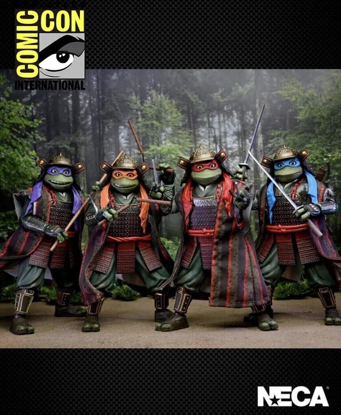 Teenage Mutant Ninja Turtles 3 - Action Figures - Samurai Turtles 4 Pack-3